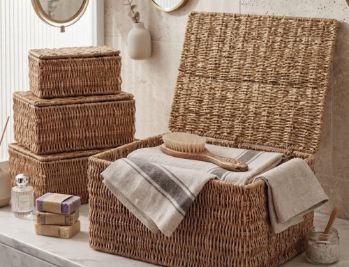 El secreto del orden con estilo: Cómo decorar y organizar tu hogar con canastos de fibras naturales